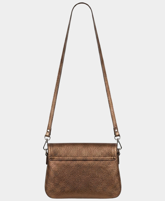 
Metallic Leather Crossbody Bag in BRONZE view 2