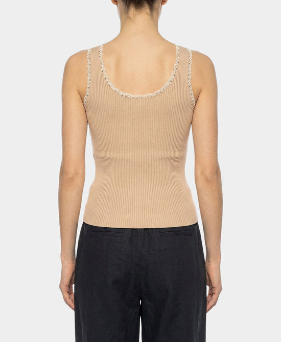 Knit Top w/ Stone Trim view 2