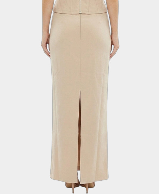 
Maxi Skirt w/ Jewels in CHAMPAGNE view 2