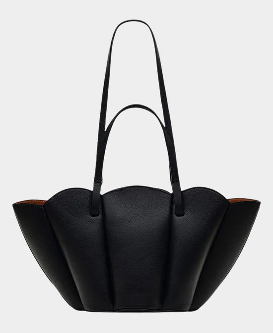 Leather Petal Shape Handbag view 