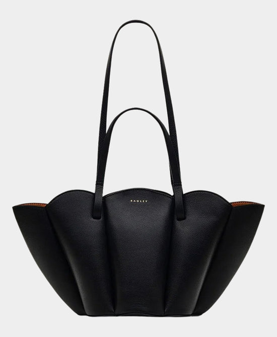 Leather Petal Shape Handbag view 