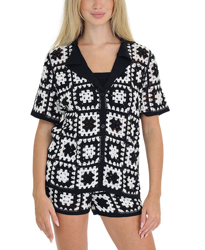 Crochet Granny Square Top