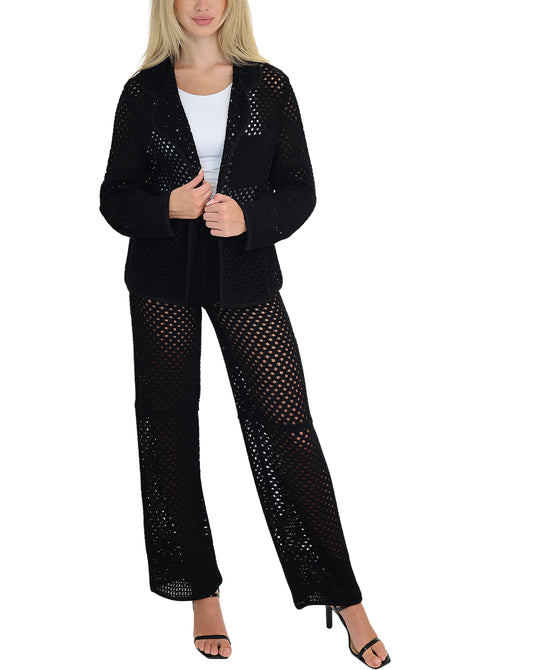 Crochet Top & Pants Set - 2 Pc Set view 