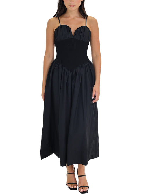 Mixed Media Maxi Dress view 