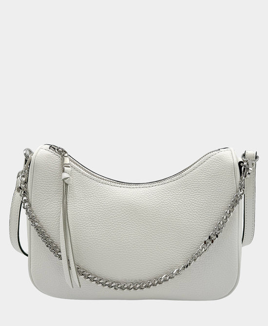 Leather Handbag w/ Chain view 