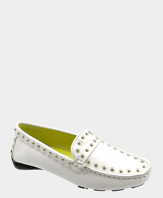 Leather Studded Loafer view 1
