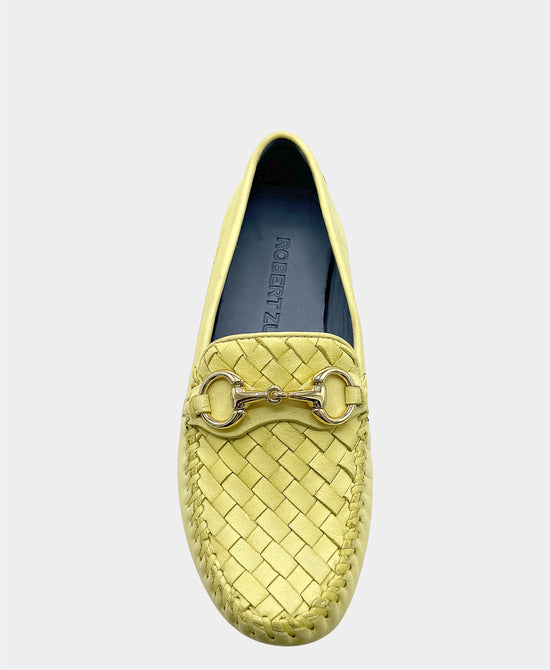 Leather Woven Chain Loafer view 2