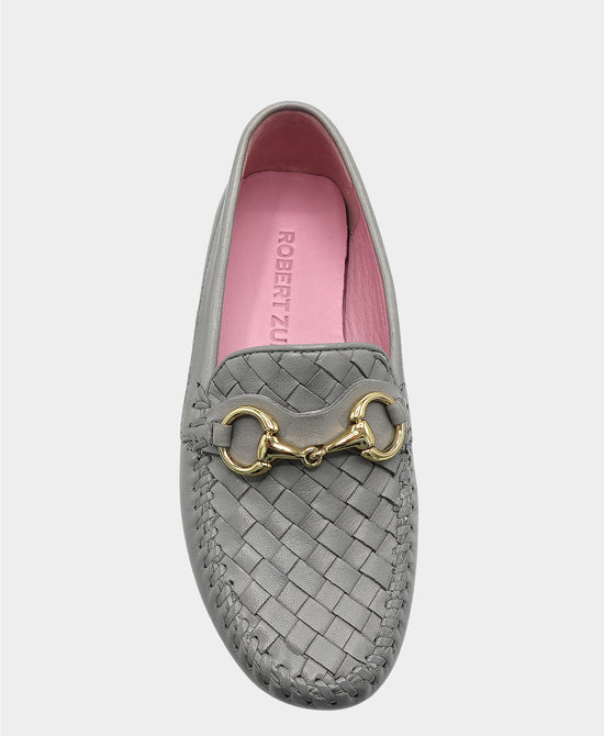 Leather Woven Chain Loafer view 2