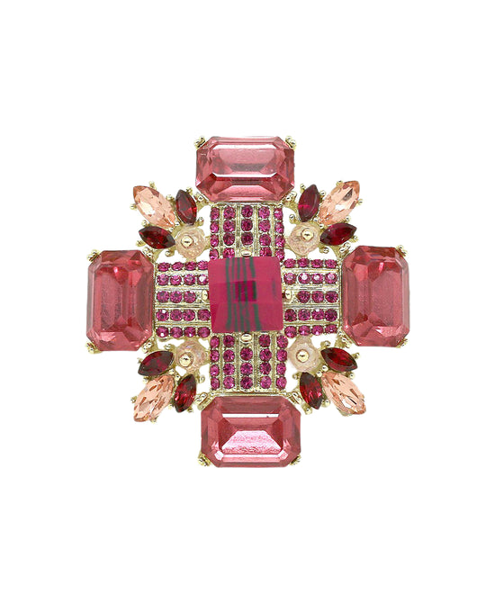 Rhinestone Brooch view 