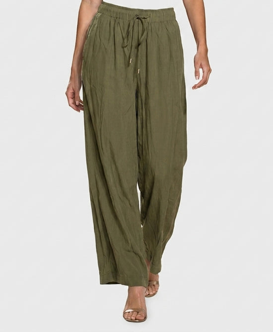 
Solid Pants in OLIVE view 1