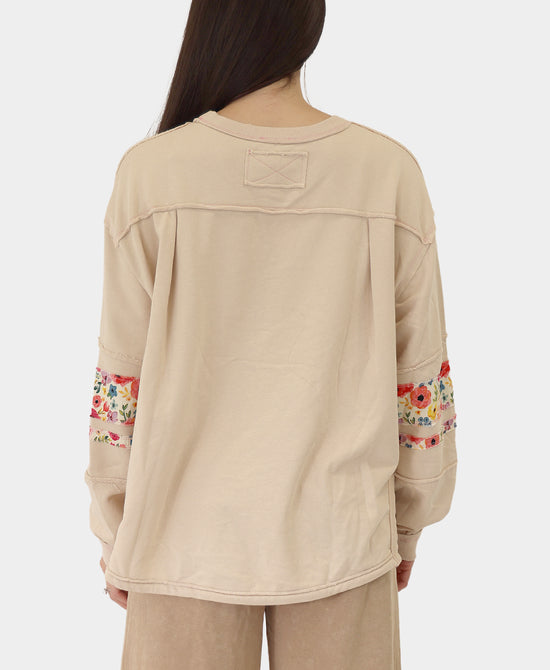 Daisy Raw Edge Sweatshirt view 