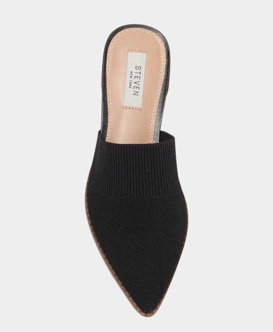 
Knit Heeled Mule in BLACK view 2