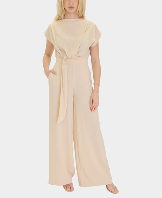 Solid Ruched Jumpsuit view 1