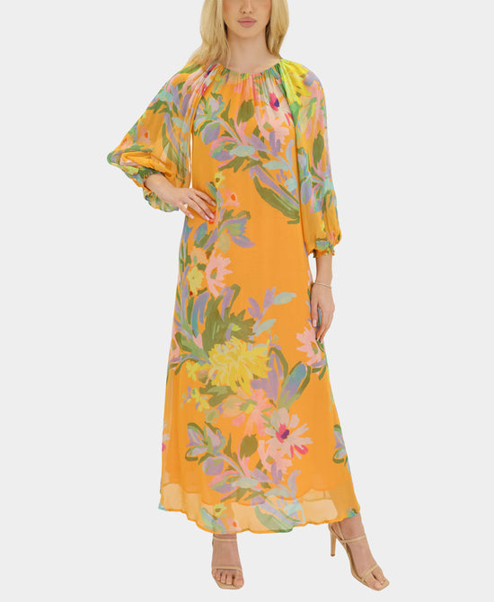 Printed Maxi Dress view 1
