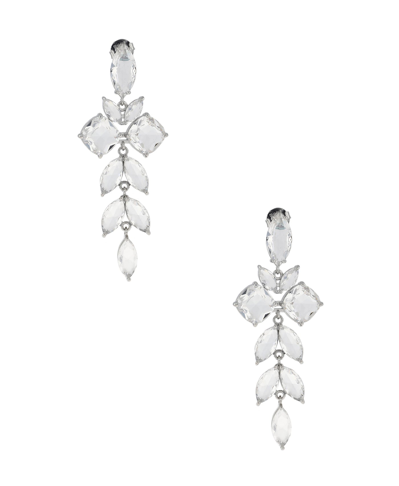 Rhinestone Drop Earrings image 1