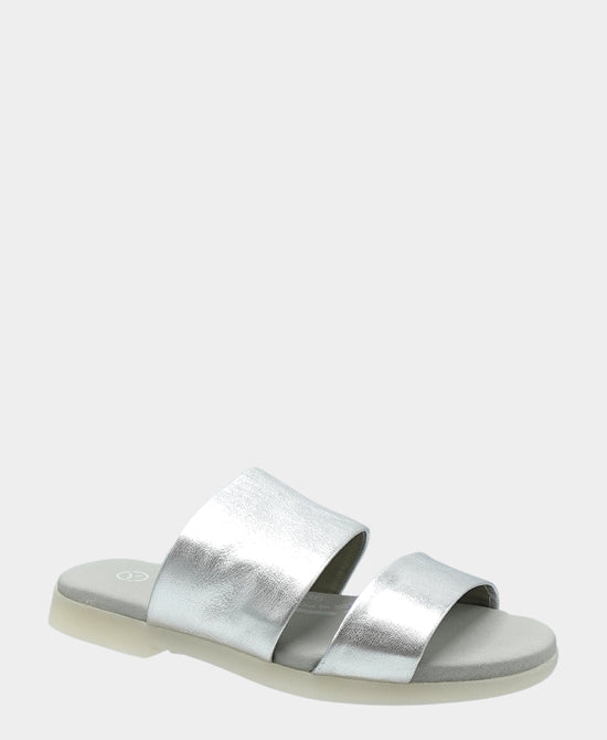 Leather Metallic Sandal view 1