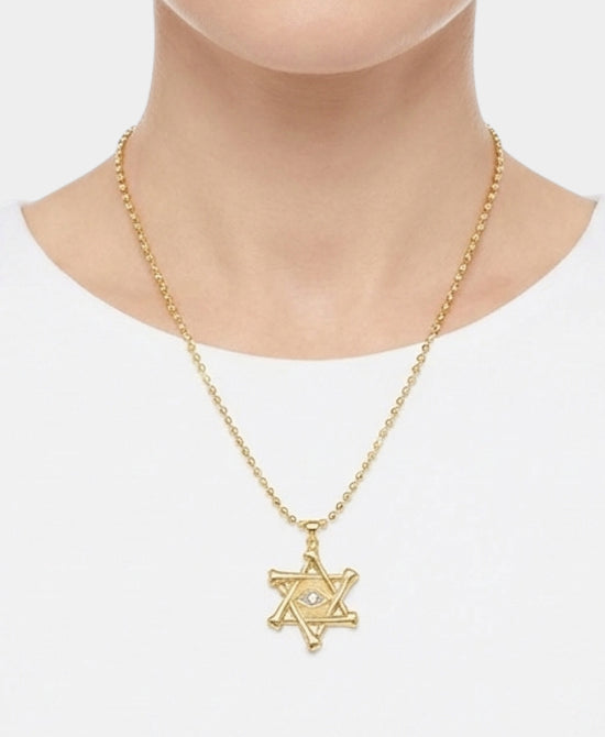 
Star Of David Pendant Necklace in GOLD view 1
