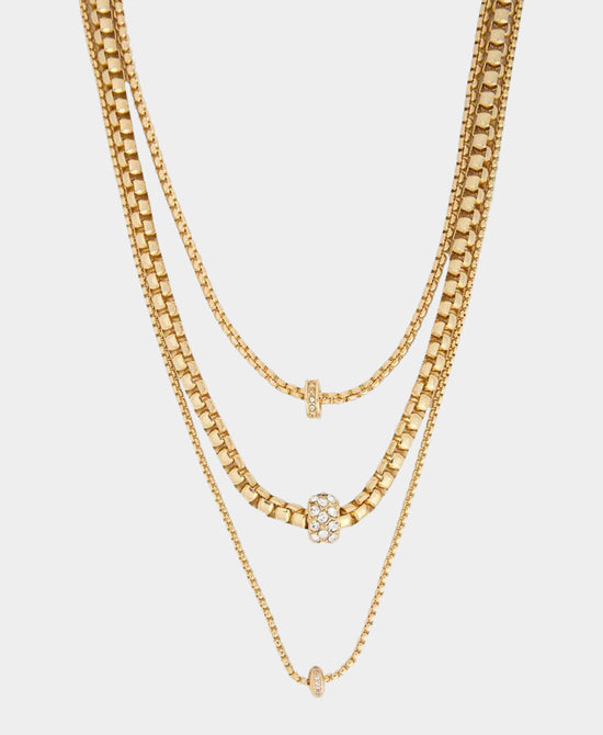 Multi Layered Chain Necklace view 