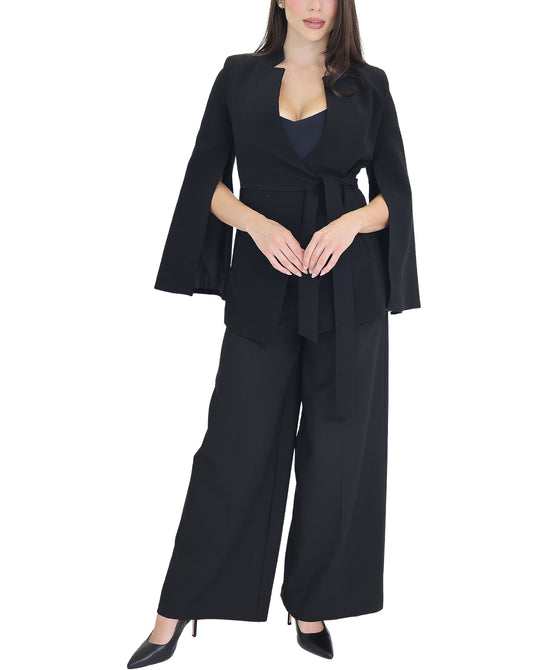 Solid Wide Leg Pants view 