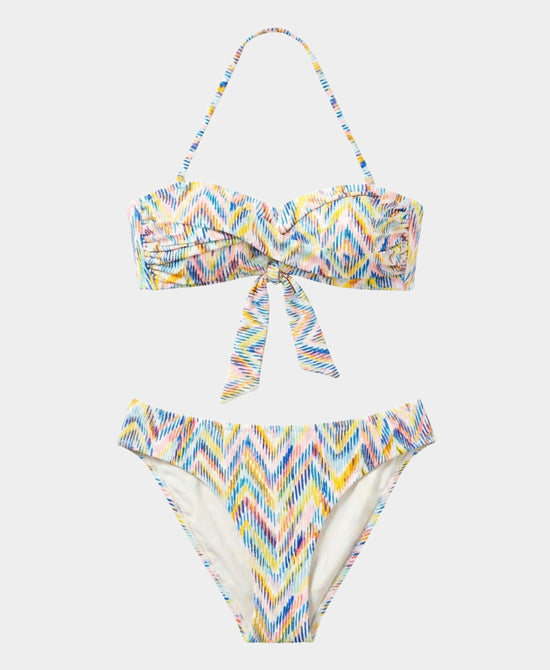 
Printed Twisted Top Bikini - 2 Pc Set in MULTI view 2