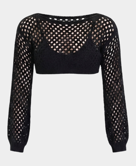 Crochet Crop Top view 2