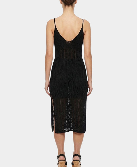 Crochet Cover-Up Midi Dress view 2