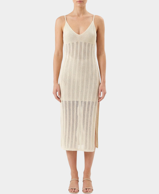 Crochet Cover-Up Midi Dress view 1