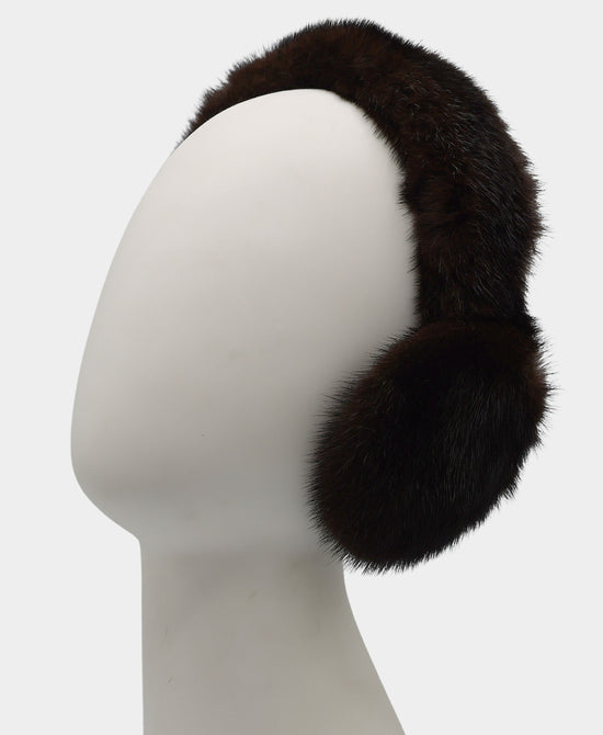 Mink Fur Earmuffs view 