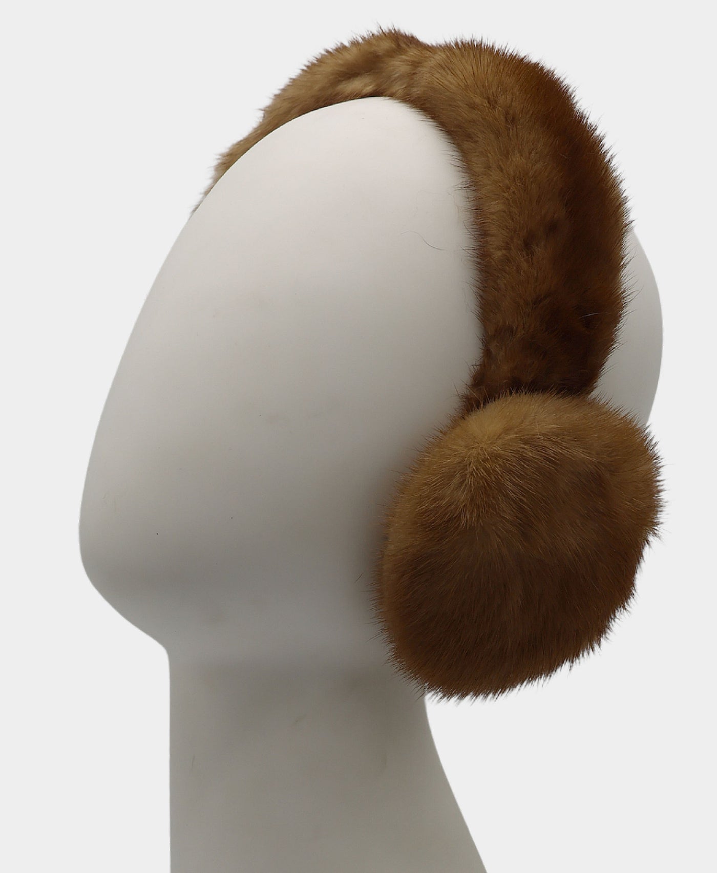 Mink Fur Earmuffs view 1