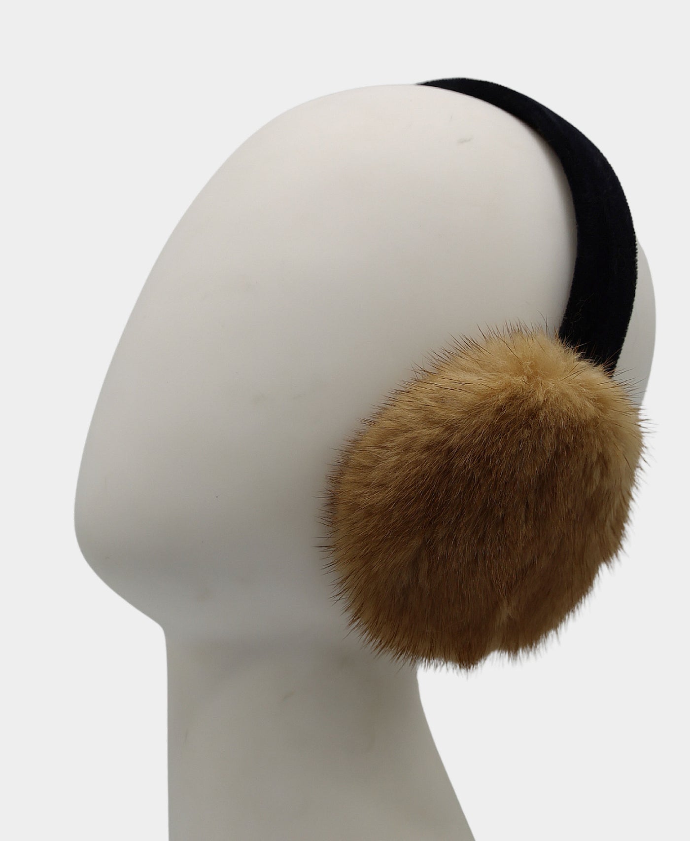 Mink Fur Earmuffs view 1