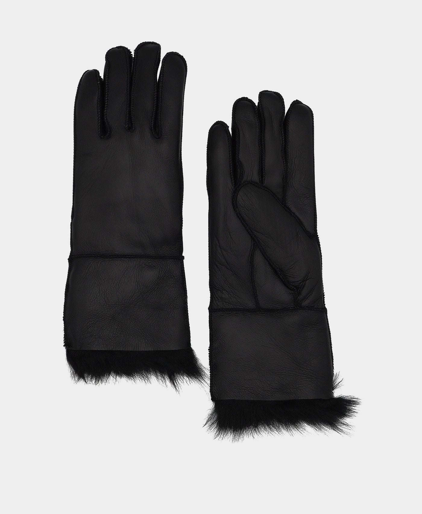 Leather Gloves w/ Fur Lining view 1