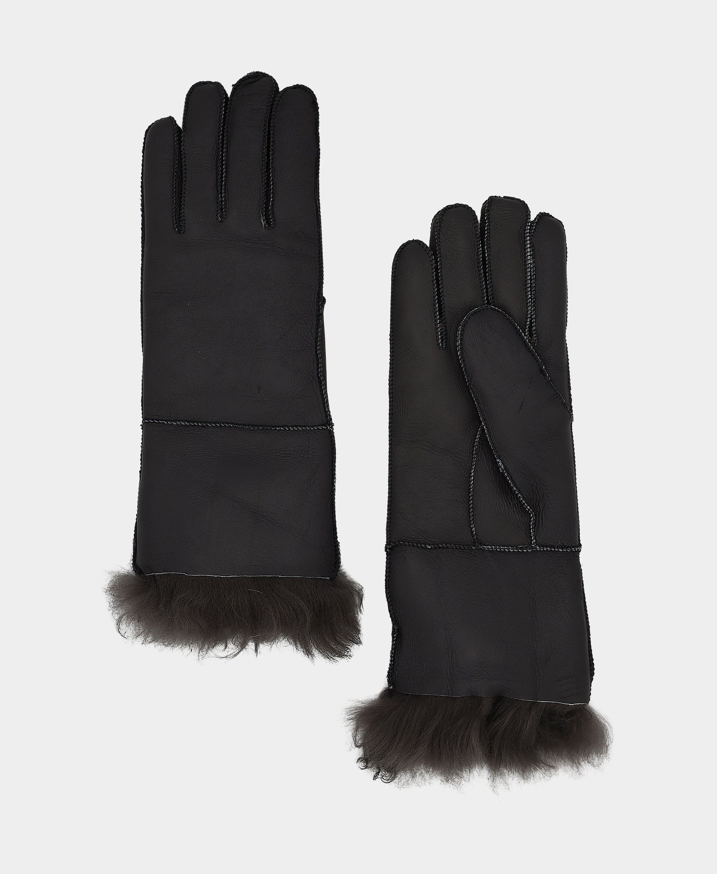 Leather Gloves w/ Fur Lining view 1
