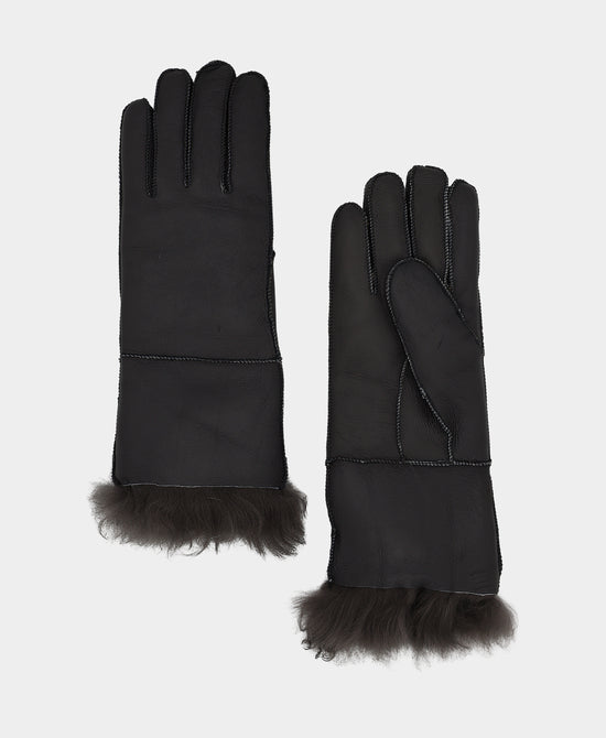 Leather Gloves w/ Fur Lining view 