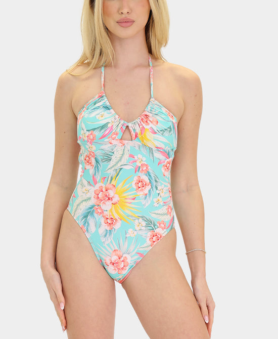 Floral Printed One-Piece Swimsuit view 1