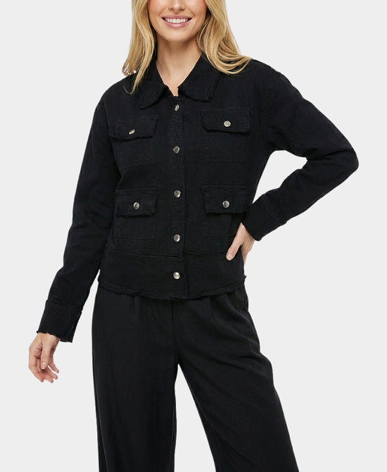
Four Pocket Jacket in BLACK view 1
