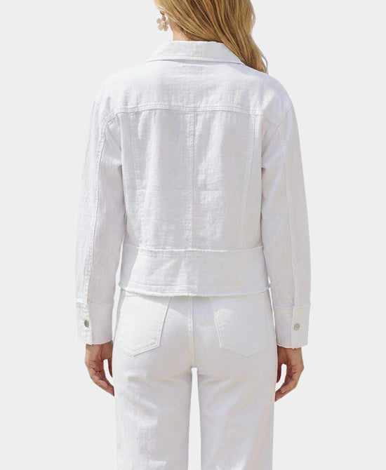 
Four Pocket Jacket in WHITE view 2
