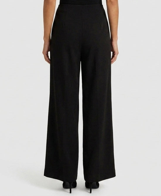 
Soft Wide Leg Pants in BLACK view 2