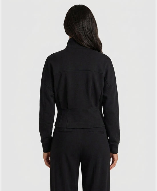 
Soft Zip Up in BLACK view 2