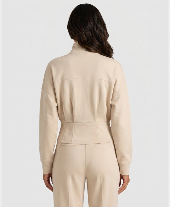 
Soft Zip Up in CREAM view 2