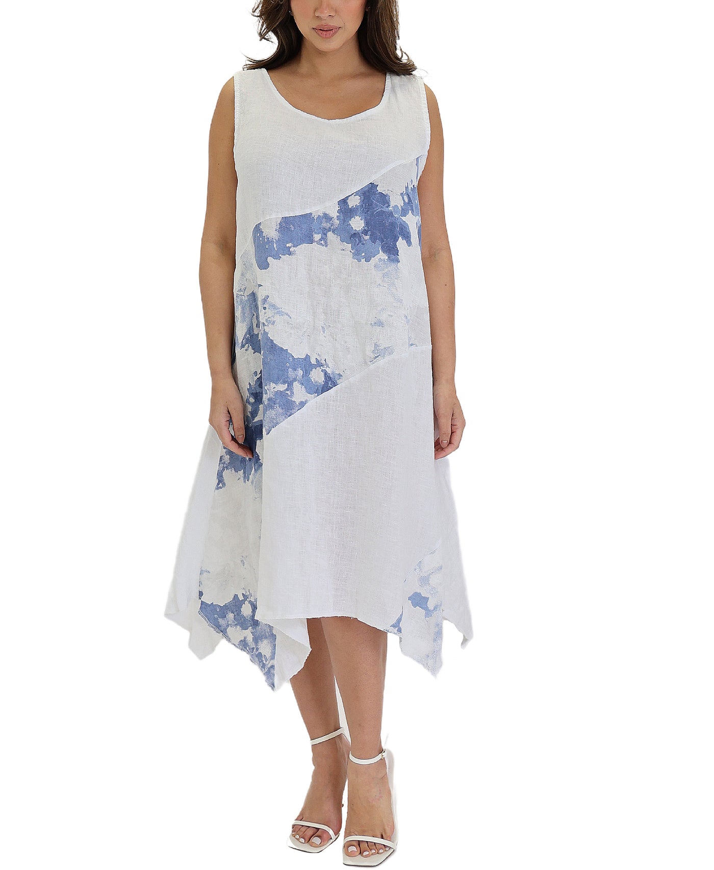 Linen Floral Dress view 1