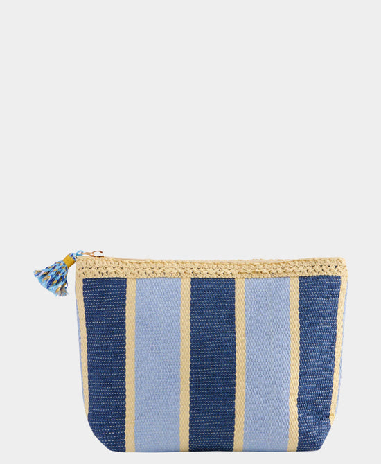 Striped Pouch Bag view 1