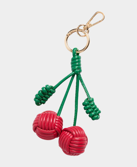 
Cherry Keychain/Bag Charm in RED view 1