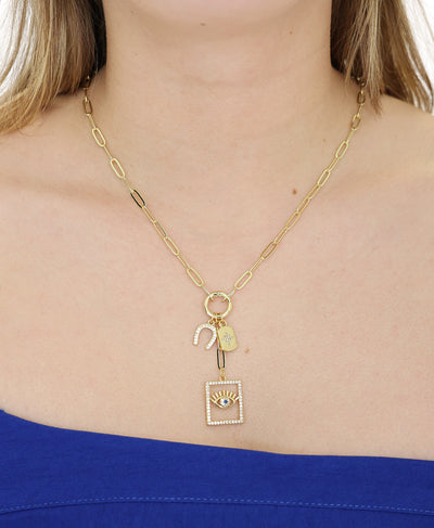 Evil Eye Charm Necklace image 1