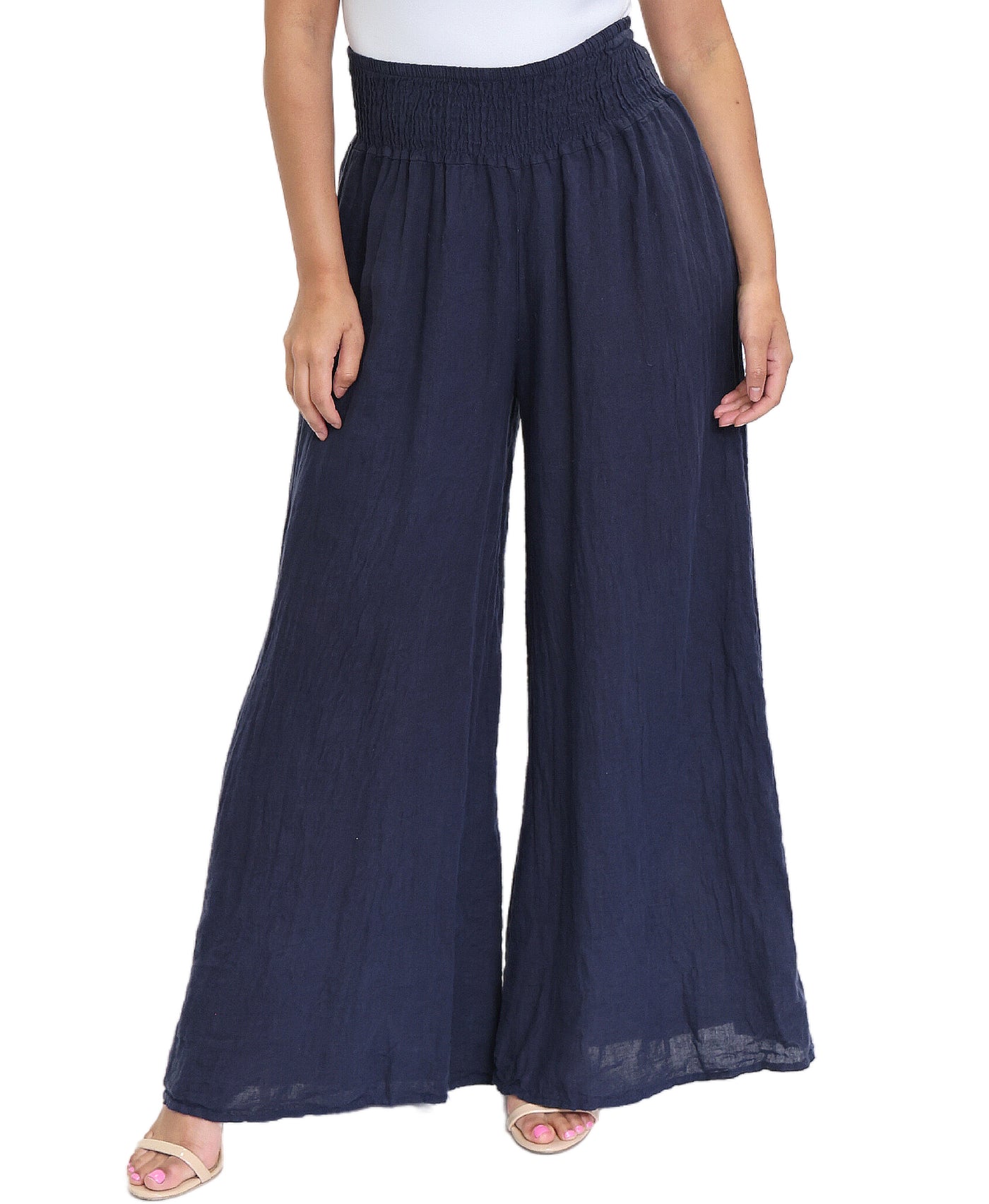 Linen Wide Leg Pant image 1