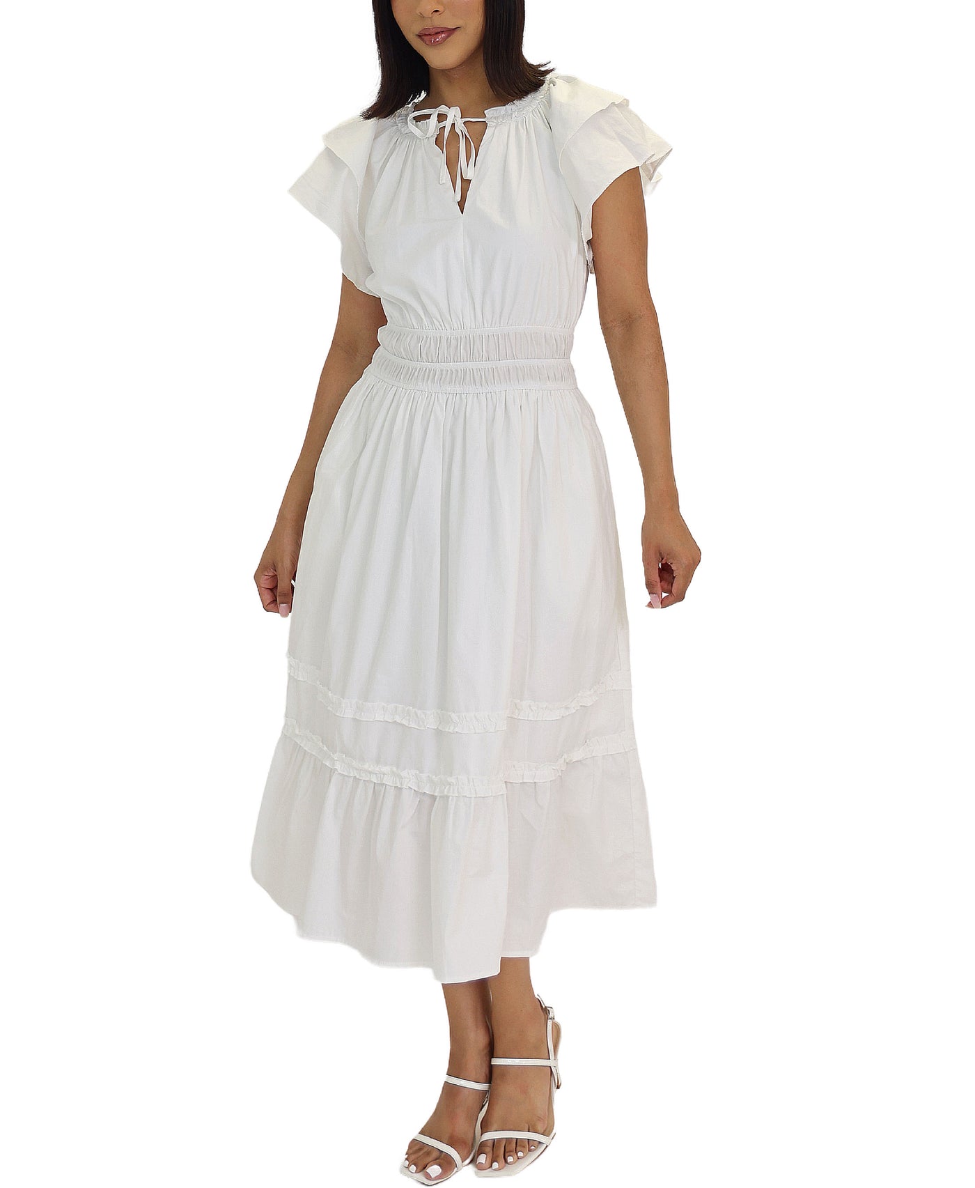 Ruffle Midi Dress view 1