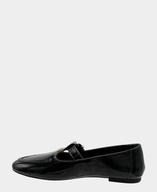 
Patent Leather Buckle Loafer in BLACK view 2