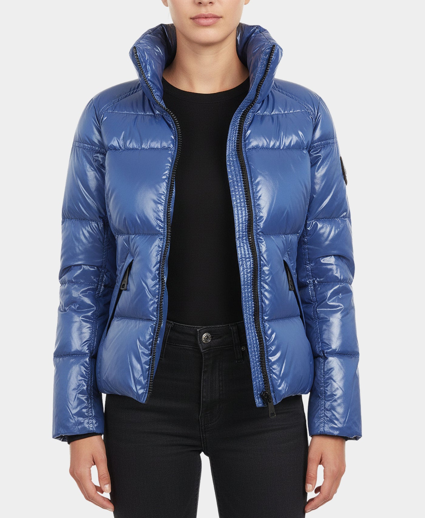 Shiny Puffer Down Jacket view 1