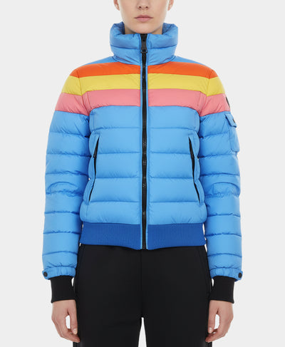 Multicolor Puffer Down Jacket image 1