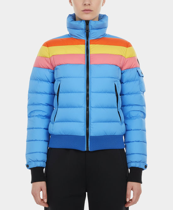 Multicolor Puffer Down Jacket view 