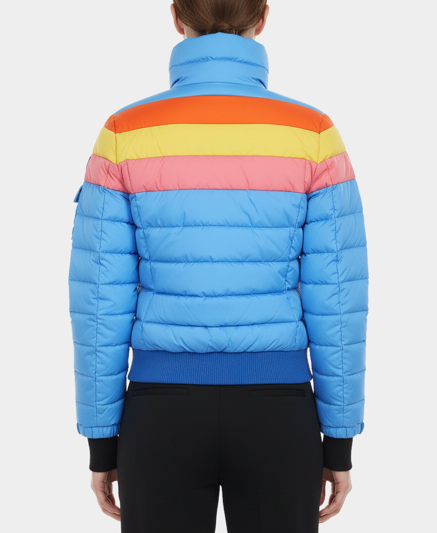 Multicolor Puffer Down Jacket view 2